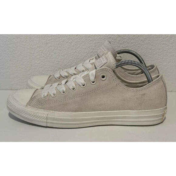 Converse Other - Converse Chuck Taylor All-Star Low Top Beige Suede Mens Sz 8 Womens 10 NEW